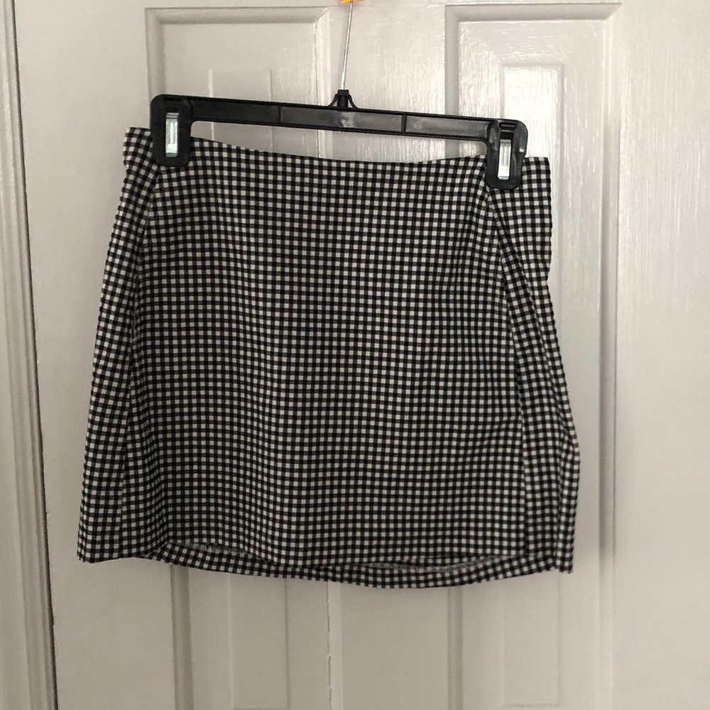 Gingham skirt